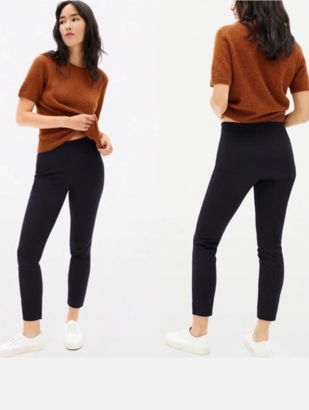 Everlane The Side-Zip Work Pant Black Size 12 NWT